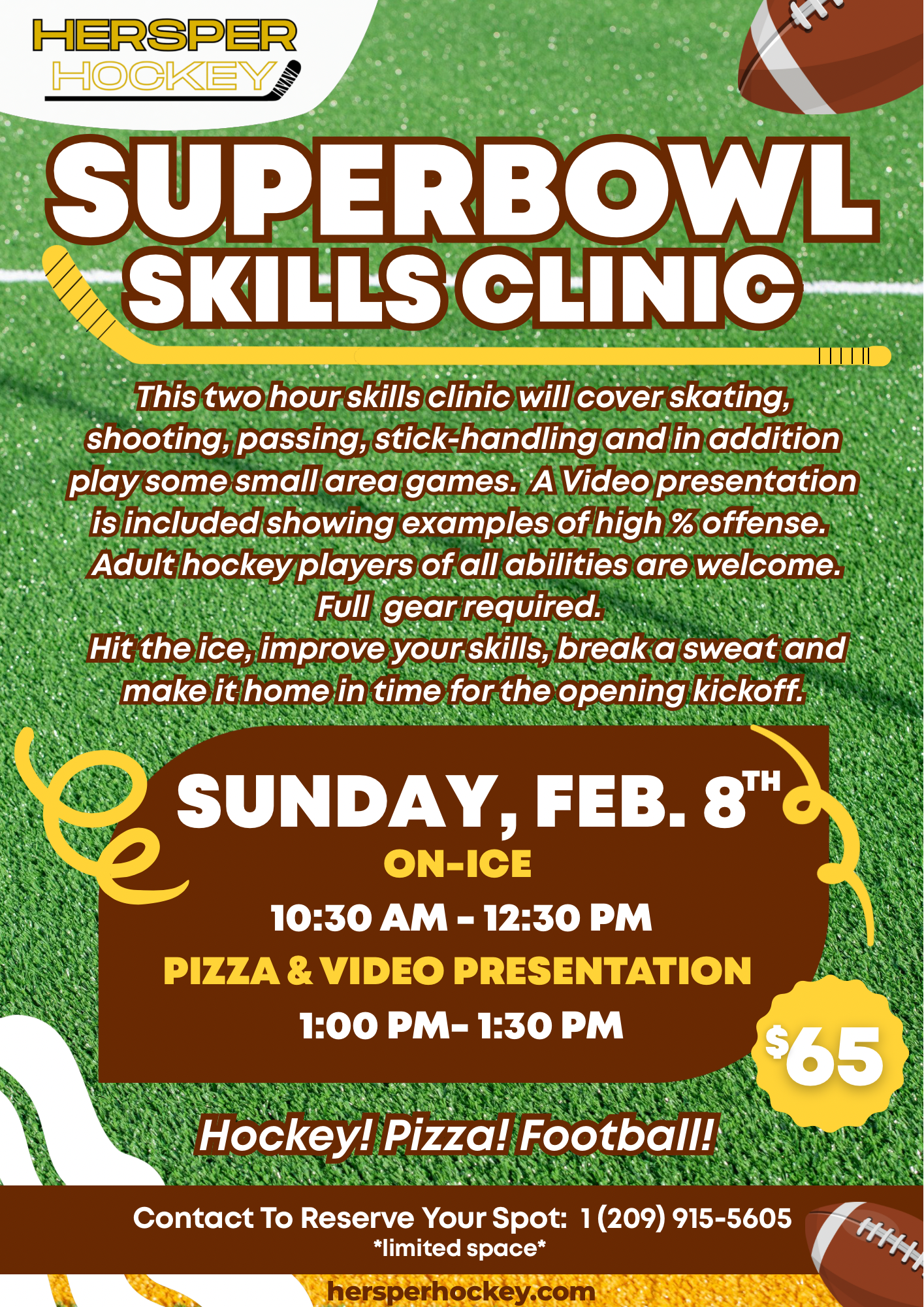 Green And Brown Playful Celebration Game Day Tailgate Flyer